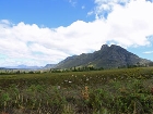 Sleeping Beauty Mountain near Riversdale, South Africa